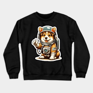 Corgi Astronaut Crewneck Sweatshirt